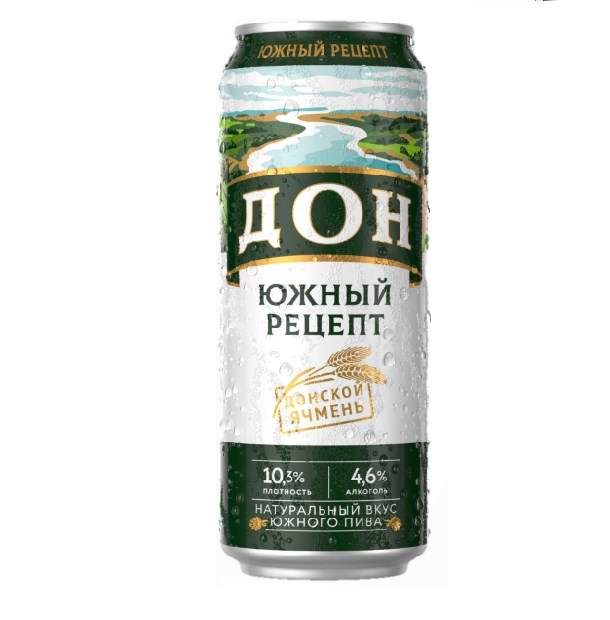 Пиво «Дон» Южный Рецепт 0,45л — ж/б