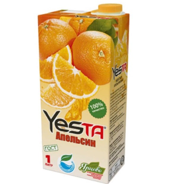 Нектар «Yesta» 1л — Апельсин
